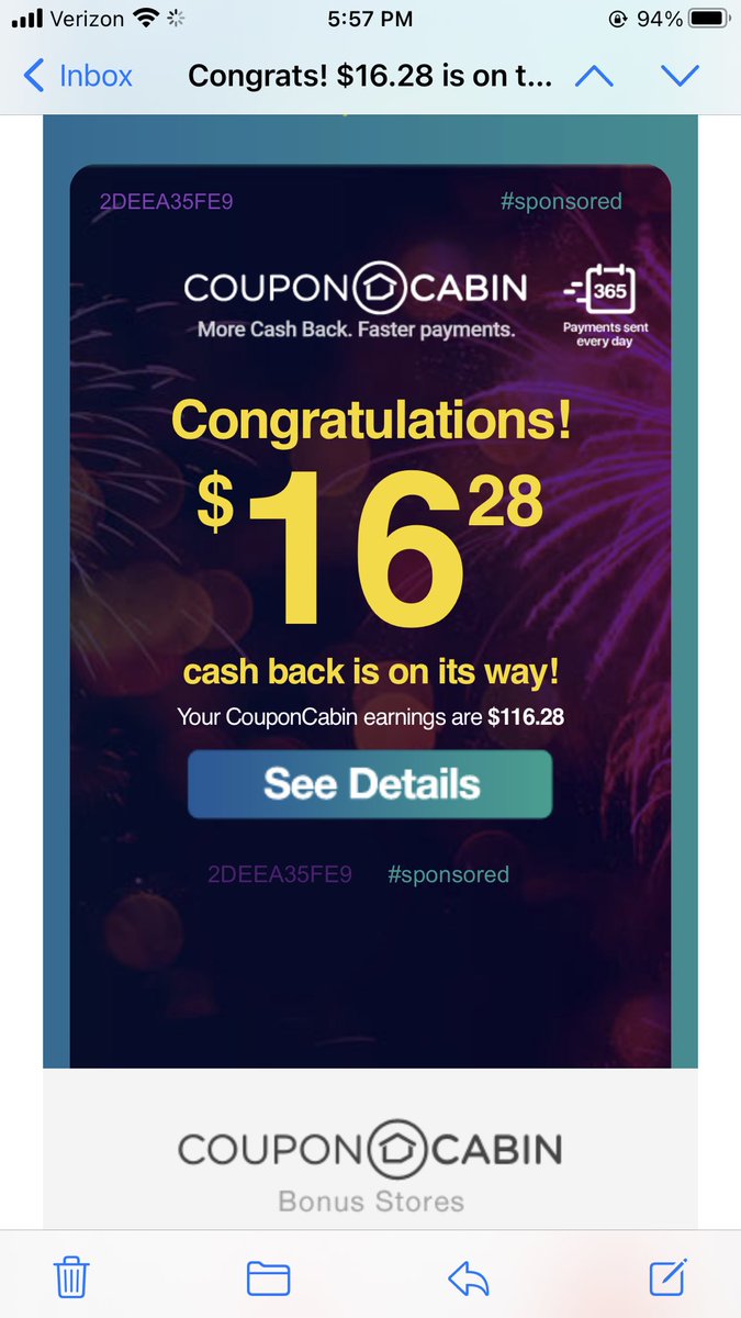 ReneeResnick's tweet photo. Shopping online is fun, but it’s even more fun when you get cash back! Now I don’t feel as guilty buying LEGOS hahah. Thank you, @CouponCabin! 😊🙏🏼 https://t.co/wl7kbQnFpk