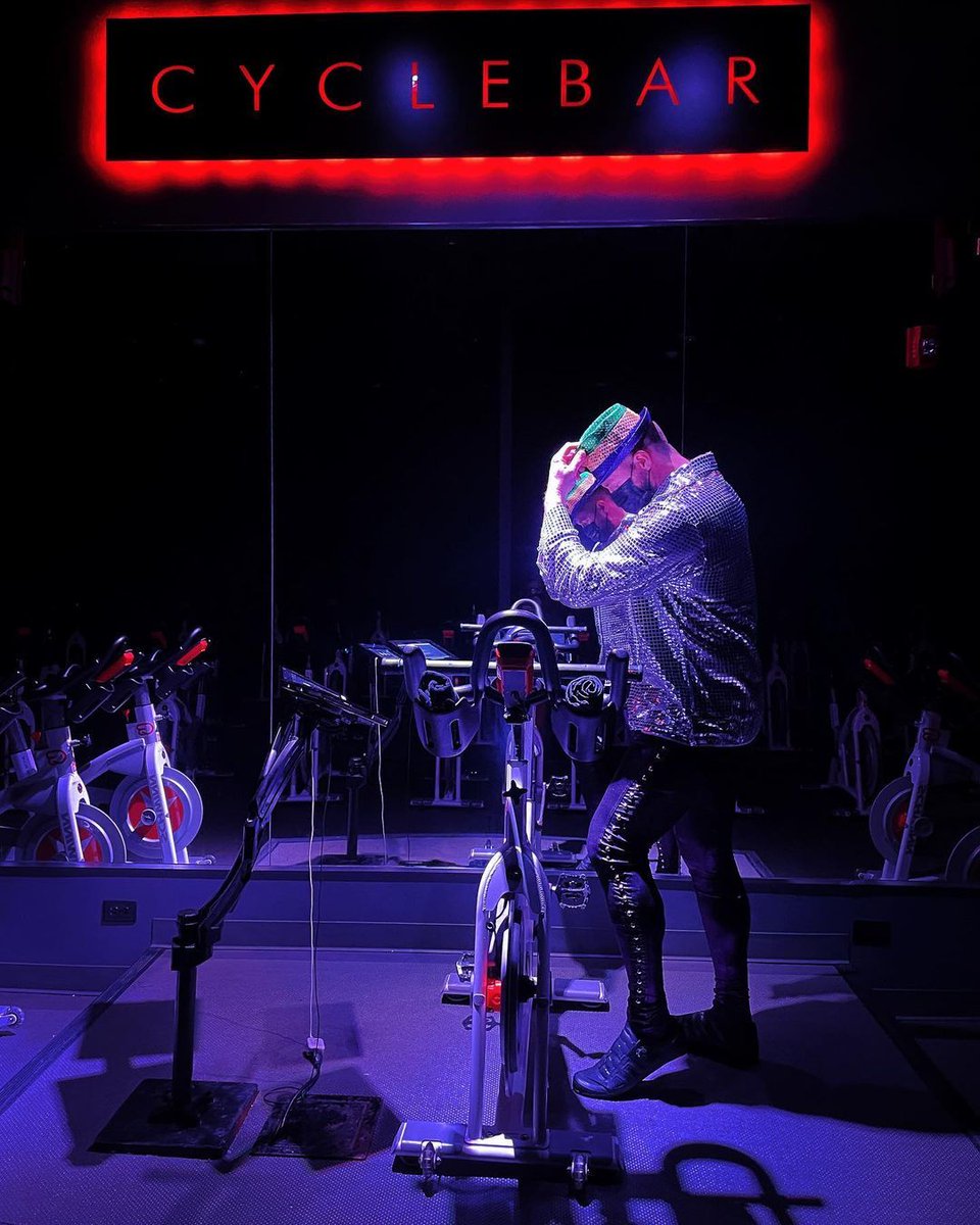 cb_davie's tweet photo. CycleBar theme rides are the BEST! Can you guess what this one was? https://t.co/I2TYjQtkx1