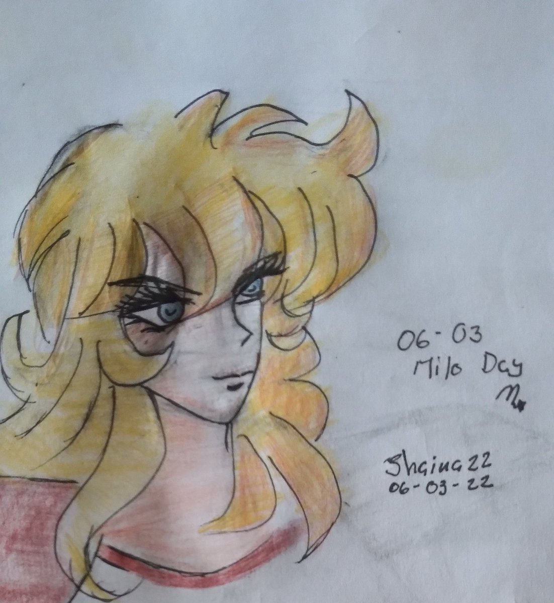 ariesshaina163's tweet photo. Any excuse to draw Milo is good 🍎🦂

#3月6日はミロの日
#MiloDay https://t.co/8JOLPW38SS