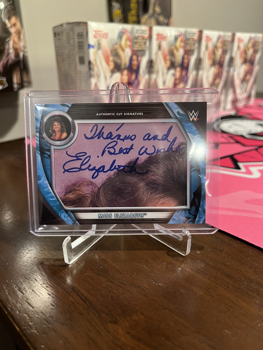cardfoundpod's tweet image. So this is why you need to join our @Whatnot breaks! We just hit a ONE-OF-ONE Miss Elizabeth cut autograph card out of 2020 @Topps WWE Women’s Division! A once-in-a-lifetime pull! #Topps #WWE #WrestlingCards #WhatNot #Wrestling #MachoMan #TheHobby #TradingCards @WWE