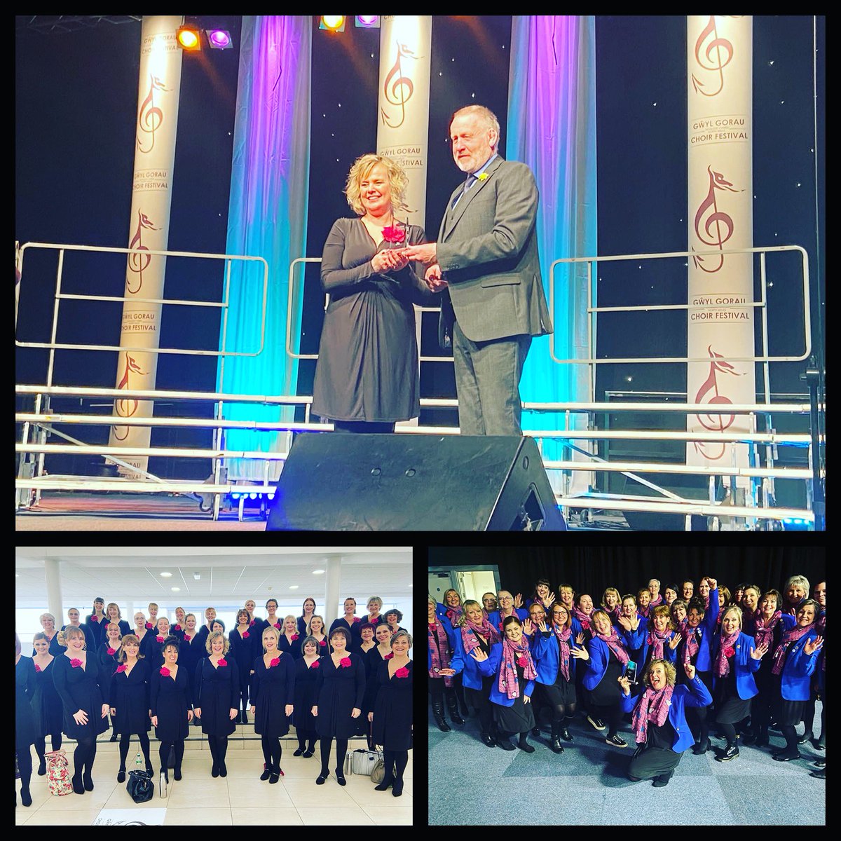 CheshireChord's tweet photo. What a fabulous day! After two strange years it was a truly amazing feeling to be able to cross the stage along with some new members! We were delighted to take home a silver medal in the Women’s Choral category. #secondplace #northwaleschoralfestival 🎤 🎶 https://t.co/ld69UZVfNK