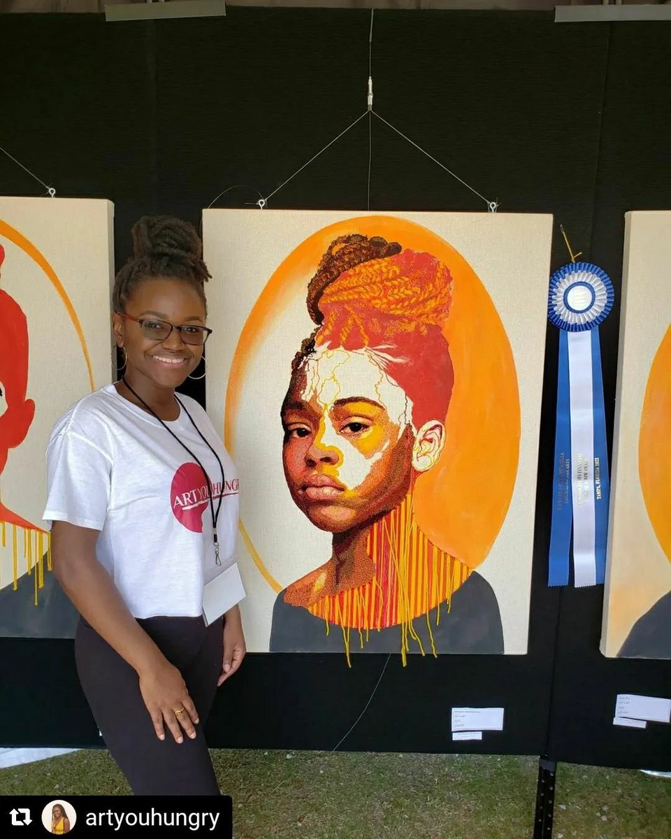 Congrats to artist Nneka Jones for winning this year's best of show at <a href="/GasparillaArts/">Gasparilla Festival of the Arts (GFA)</a>! See more of her work on view now at <a href="/TampaMuseumArt/">Tampa Museum of Art</a> in the "Verde: Poetics of Shade."

Instagram Repost <a href="/artyouhungry/">N N E K A</a>
•••••••
I am so honored to receive the BEST OF SHOW AWARD