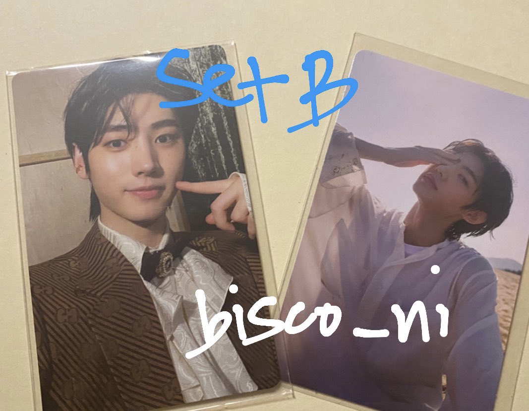 bisco_ni's tweet photo. Hello :’)) 

wts lfb

Per set 

Set A - D:A Jay no ver + ni-ki pola yet ver - 420 

Set B - Sunghoon D:D ess ver + sunghoon D:D web pob - 510 

Set C - Sunoo Yet ver + Jungwon no pola - 420

Set D - hee hoodie + hee lenti + d:d group pc - 700 

Comment or dm :) 

Help rt ty! https://t.co/RTAc0t09Hv
