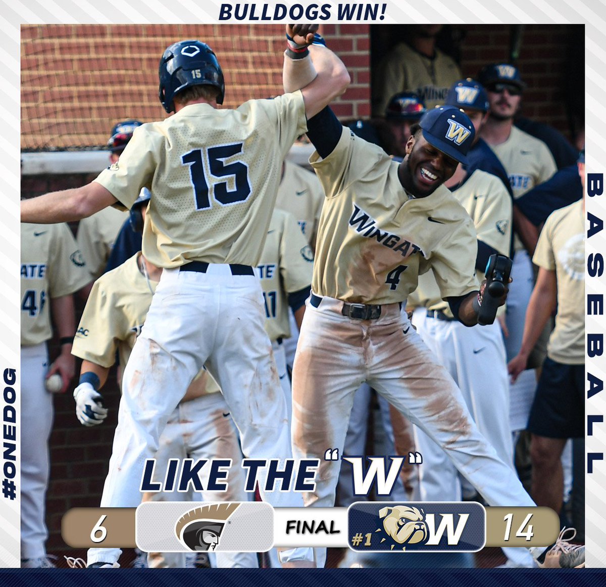 WU_Bulldogs's tweet photo. Another #WINgate Saturday

Both #WULAX teams take down ranked Limestone teams to open SAC play!

#1 #WUBSB moves to 6-0 in the SAC with a sweep over Anderson!

#WUSB outscores Tusculum 15-0 in the DH sweep to open SAC play!

#OneDog https://t.co/wJbg2wCKZa
