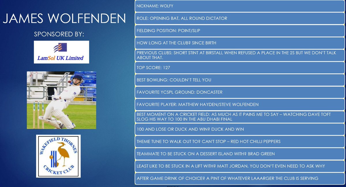 Wakefield Thornes CC tweet media