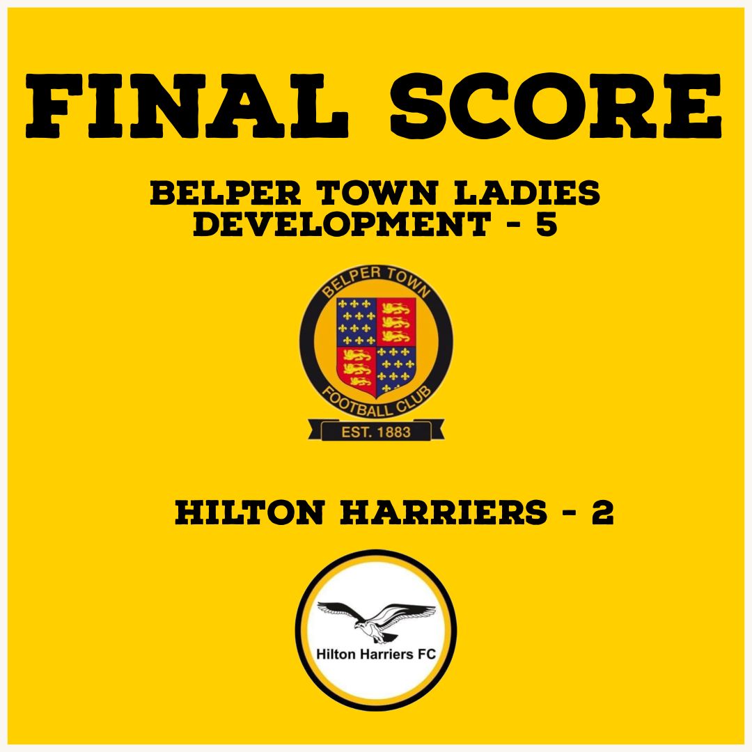 BelperTownLFC's tweet photo. A sign of how far our club has come this season. Our development team were on the recieving end of a heavy loss to @HiltonHarriers during pre season. Today they showed the difference just 6 months makes in a club that wants to grow 🙌🏾💛🖤 https://t.co/Eigvjcicjq
