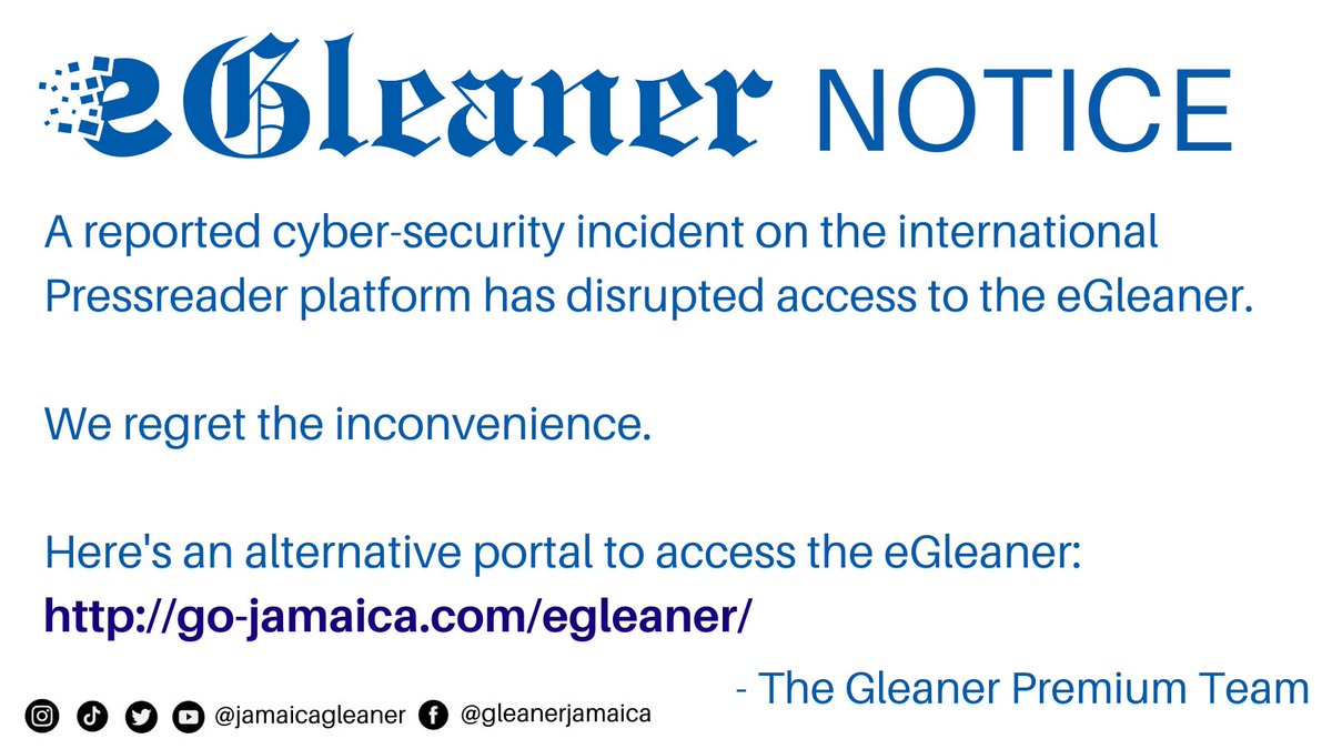 JamaicaGleaner tweet picture
