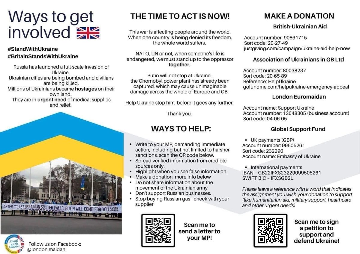 Ways to get involved