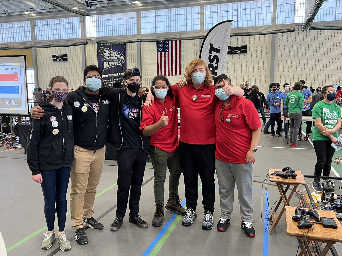 DrJFerris's tweet photo. Our @PeekskillCSD Iron Devils did a phenomenal job in match 3, along with their alliance team. Score 232-54 #letsgoirondevils https://t.co/VcsGIV9wOR
