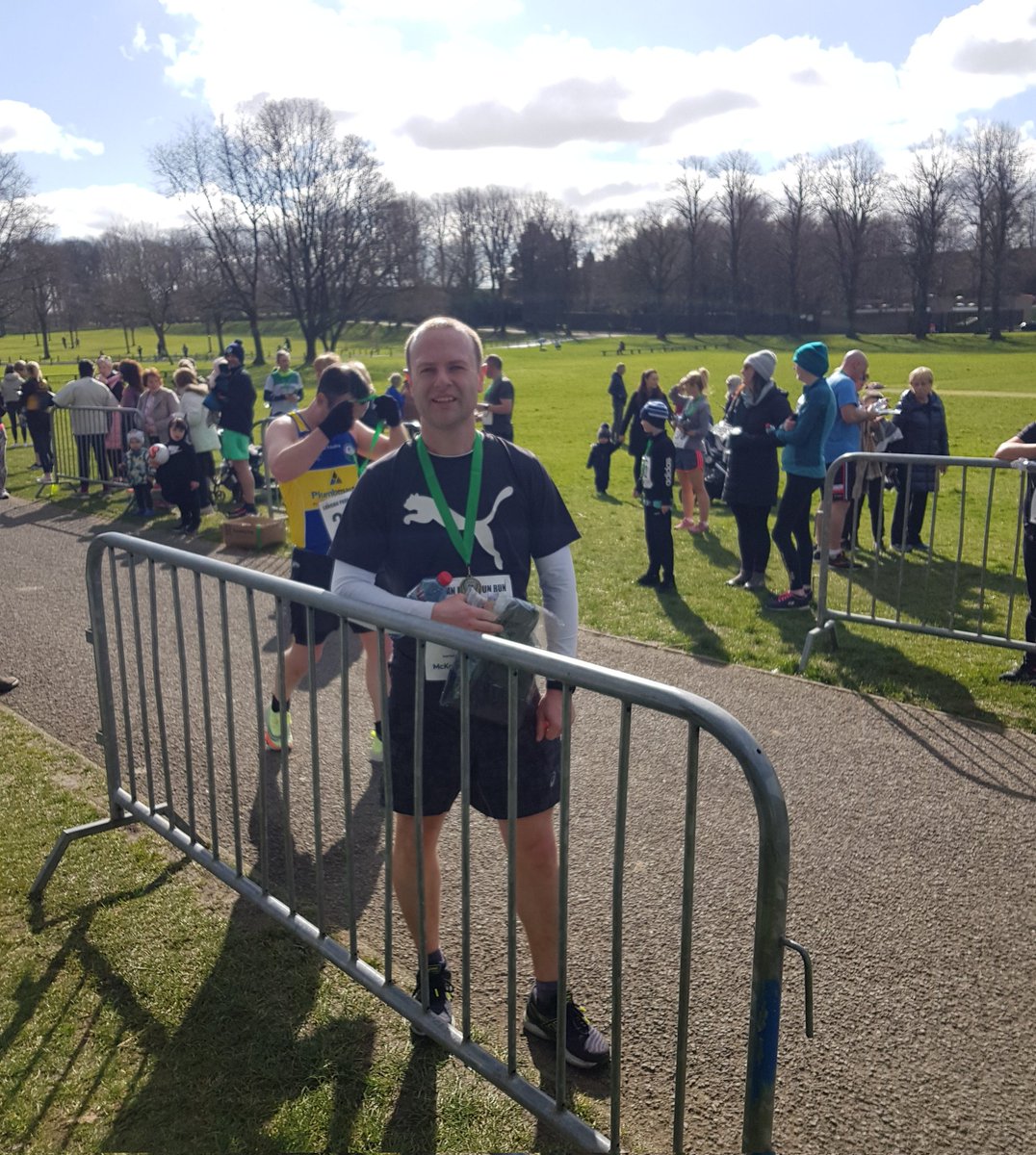Lurgan Park 10k today in aid of SouthernAreaHospice - 46m51s, not bad! Only 4 weeks to <a href="/LLHalf/">London Landmarks Half Marathon</a>, fundraising for the <a href="/cftrust/">Cystic Fibrosis Trust</a>. Thanks to all those who have donated so far. My link to donate is: justgiving.com/fundraising/ma…
