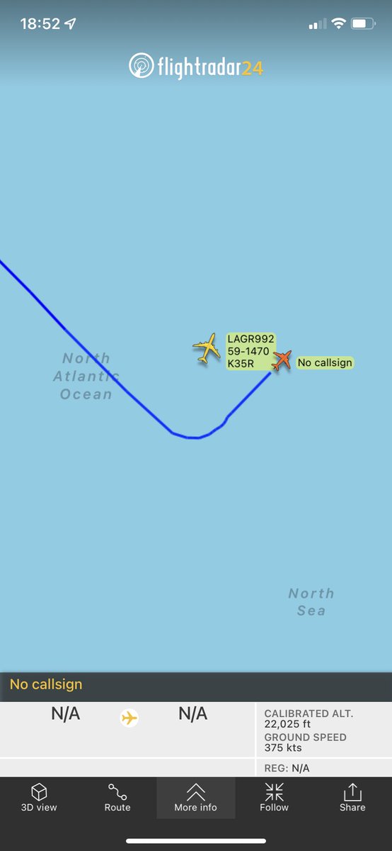 TheSnoopySnoop's tweet photo. #AE688B #USNavy #P8A #Poseidon down from #Keflavik 

Hooking up with #KC135 #LAGR992 over the #NorthSea to take the 💥boom 💥

#haveglass #planespotting #AvGeek #milair https://t.co/aaSdll02Yt