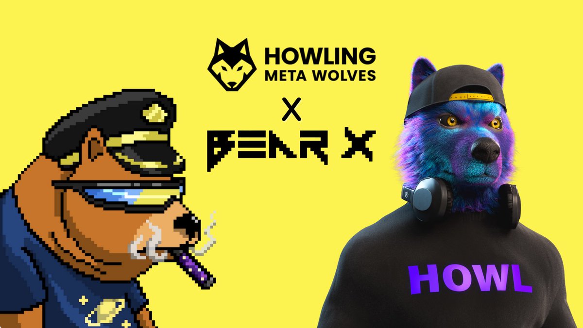 BearX_NFT's tweet photo. Our friends at Howling Meta Wolves
have given us 10 WL spots for you!! 

✅ Fully doxxed team
🎨 Netflix, Disney and Ubisoft Artists
💎 Unique DAO &amp; NFT bidding marketplace in the making

To enter: 
1⃣ Like, Retweet &amp; tag some NFT frens
2⃣ Follow @HmWolves and @LongedEth373 &amp; us https://t.co/cB3nPHdISv
