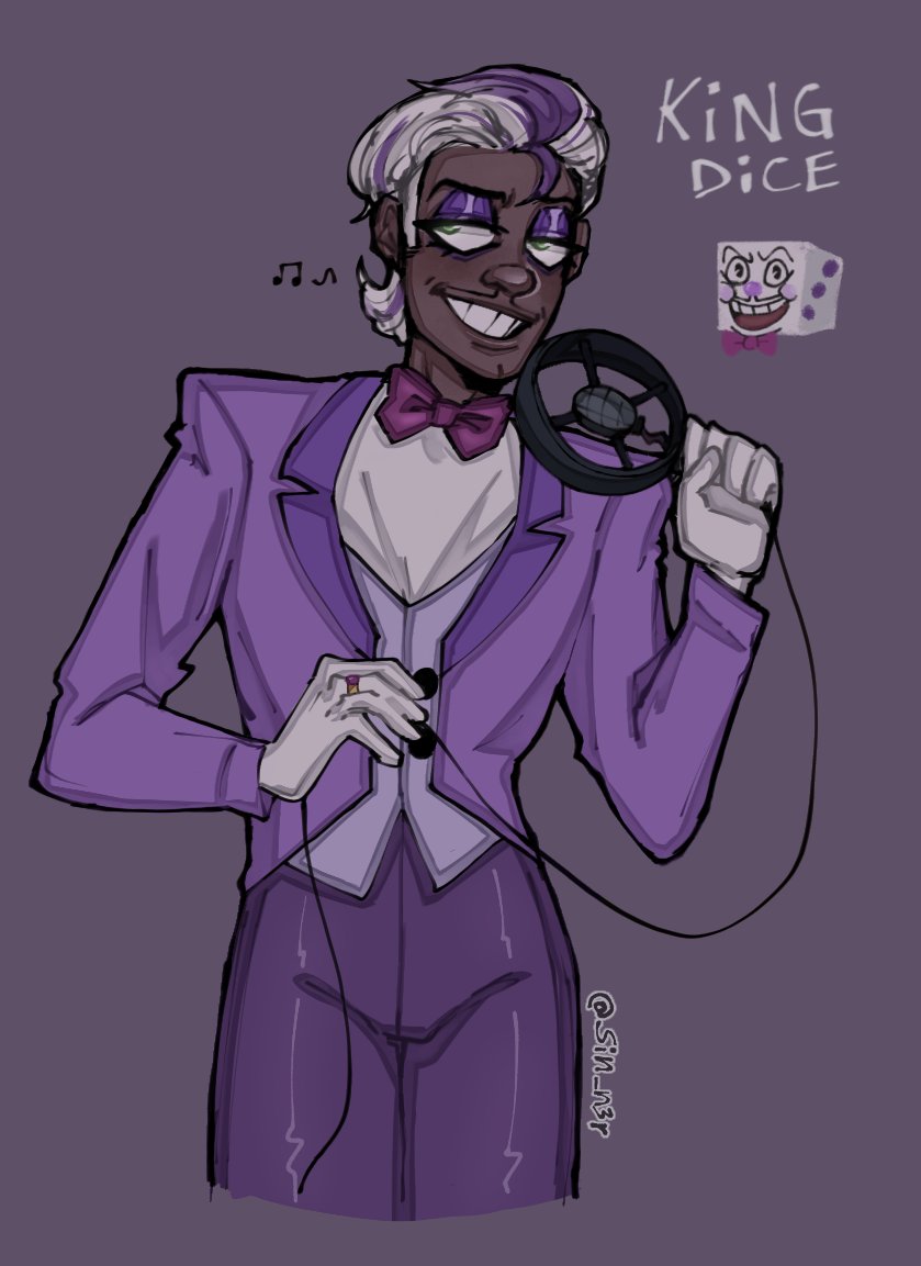 MOSS🦷  COMMISSIONS CLOSED on X: Here is King Dice but human idk but I  love him #kingdice #cupheadfanart #gijinka #cuphead #fanart #humanform  #arte #art  / X