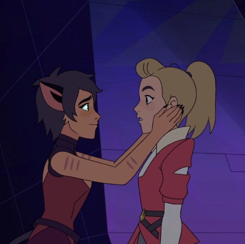 stared at this screencap for too long and had a breakdown. the raw adoration in catras eyes, the gentleness of her expression, the shock on adoras face as she really truly allows herself to think about what she wants for possibly the first time in her entire life.