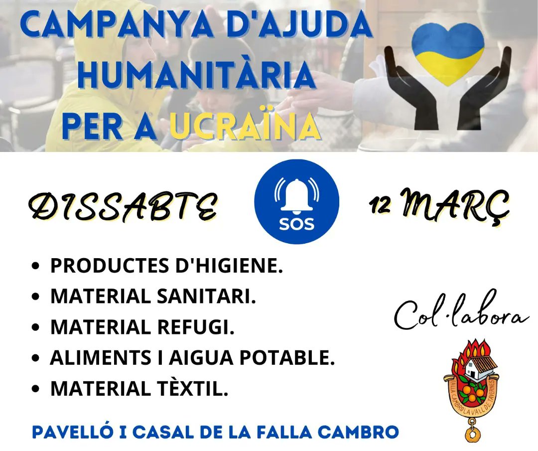 FallaCambro's tweet photo. Agafeu forces que ens espera un cap de setmana replet d'activitats i amb esdeveniments de tot tipus. 
Ací us mostrem la programació. 
🥘🎭🍻🎶🎸🎤🎧🔋🆘️🇺🇦🐪
#Falles2022 
#Volemfalles 🔥 https://t.co/UKDKq2BSBd