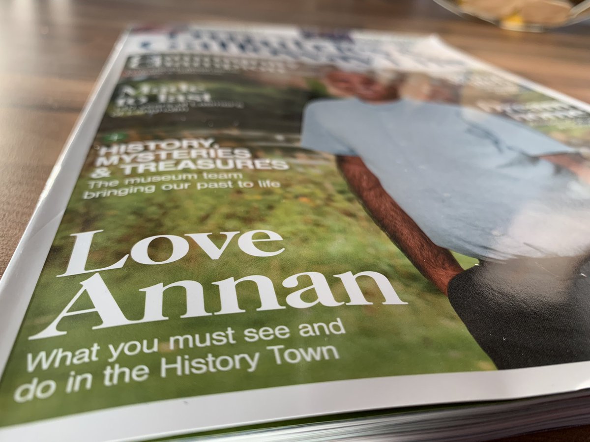ChrisDStory's tweet photo. I was chuffed to chip in with a few words for the #LoveAnnan special in this month’s Dumfries &amp; Galloway Life, sharing suggestions of things to see and do in my home town. There are great #annan features throughout the edition.#buyacopy
#dglifemag #ScotlandLovesLocal https://t.co/FNfjIfMPyh