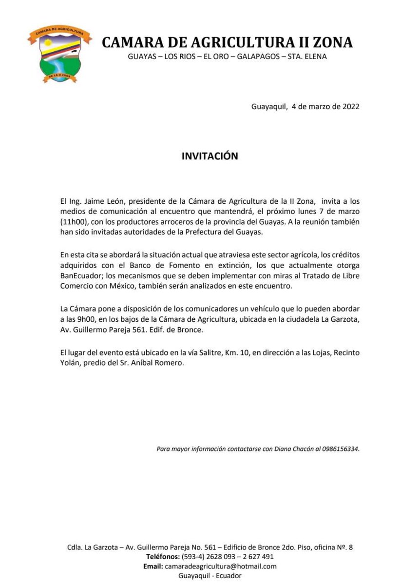 Camara de Agricultura de la 2da Zona tweet media