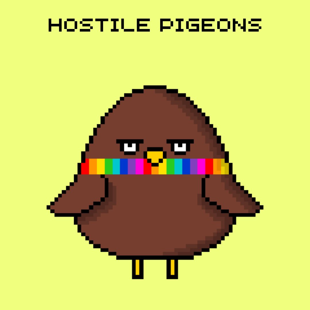 hostile_pigeons's tweet photo. Hostile Pigeons soon on OpenSea 🤫 #nftpixelart #NFT https://t.co/Ye7UPaXPys