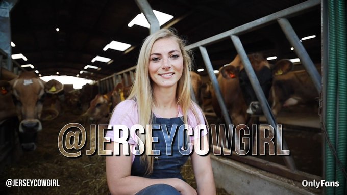 Yee-haw! 🤠👢 Introduce yourself to 'Jersey Cowgirl' on OnlyFans! ❤️🐮 4th generation dairy farmer Becky