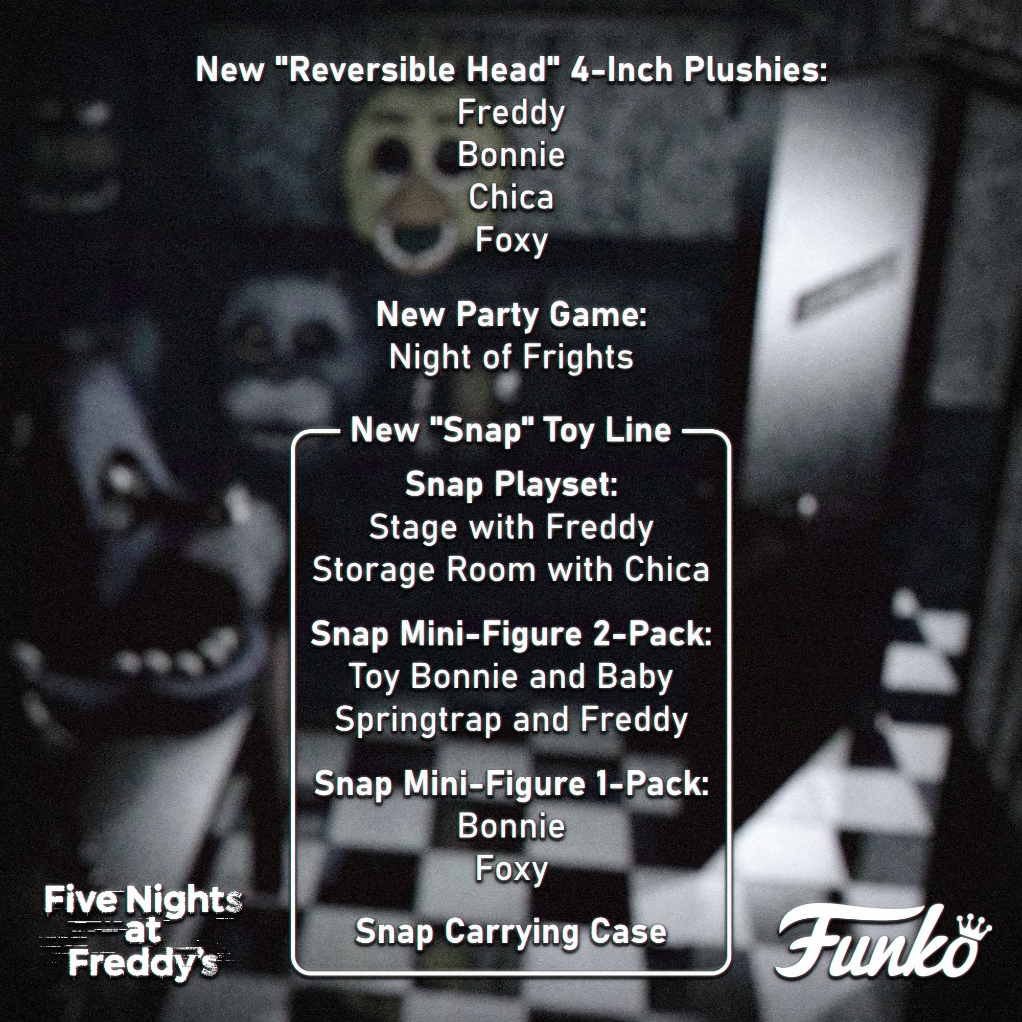 Funko Snaps! Five Nights at Freddy's{FNAF}Toy Bonnie And Baby 2-Pack NEW
