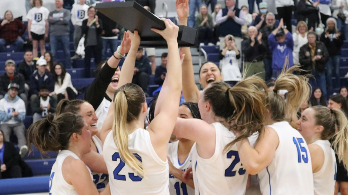 BentleyFalcons's tweet photo. Your 2022 NE10 Women's Basketball Champions Bentley Falcons 🏆

Following today's 56-49 win over Stonehill, Bentley's Autumn Ceppi was named the tournament's Most Outstanding Player. Kari Brekke was also named to the All-Championship Team. https://t.co/JuxB73A91m