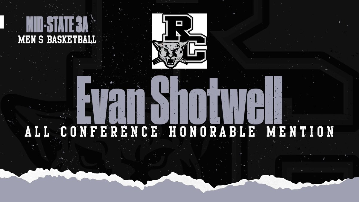 Congratulations to Jr. Guard, Evan Shotwell on being named Mid-State 3A All-Conference Honorable Mention.  In the sharp-shooter’s Junior campaign he averaged 11.3 PPG and nearly 4 assists per game.