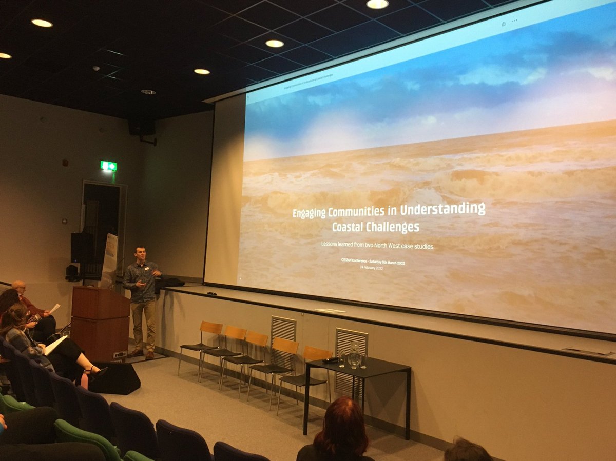 Really enjoyed presenting the #CoastWatchers &amp; Morecambe Bay #Timescapes project at @CITiZAN1 
#ConnectingCoasts conference yesterday 🌊
Some fantastic speakers &amp; thought-provoking talks on coastal climate change, citizen science, coastal heritage &amp; engaging communities