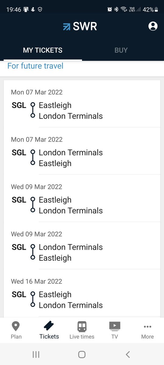 StephenRosling's tweet photo. @SW_Help Tickets now displaying - intermittent problem. See attached https://t.co/hhGk5QnisW