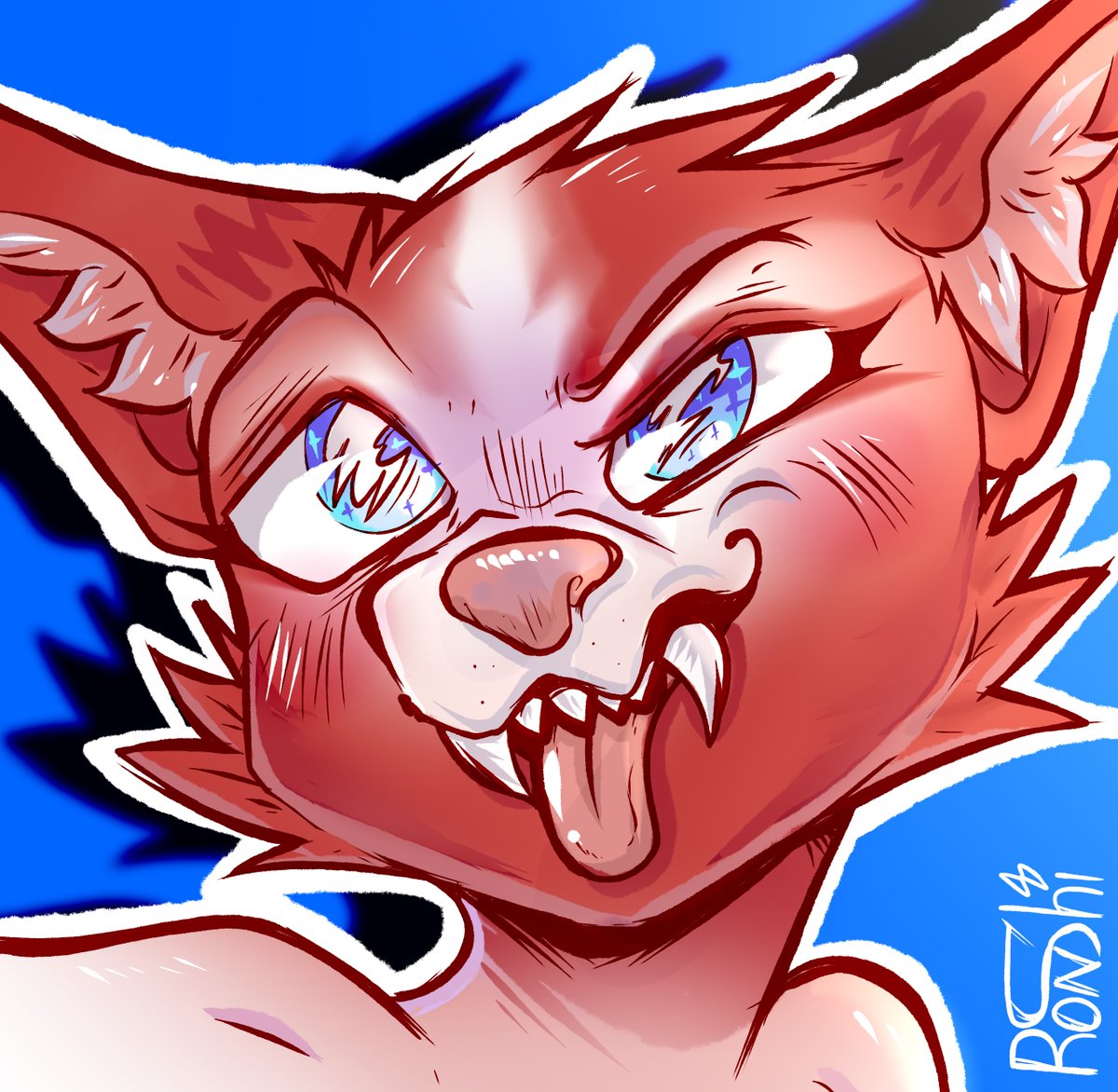 Ronshiii1's tweet photo. angry art does rrrrrr 

#furryart #digitalart https://t.co/OsTZy2jsCg