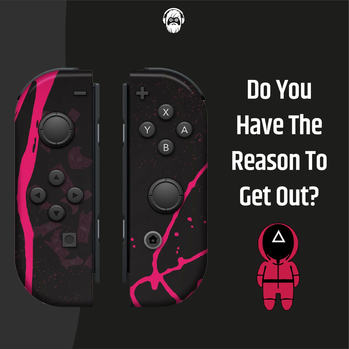 ControllerDream's tweet photo. Do you want these #squidgamesinspired Nintendo Joy Cons for all the die-hard fans of Squid Games!!

For getting these #SquidGames Inspired Joy Cons into your collection, visit- https://t.co/9vz6yGpZqy

#squidgamesedit
#squidgamesnetflix https://t.co/AIwARXxHwa