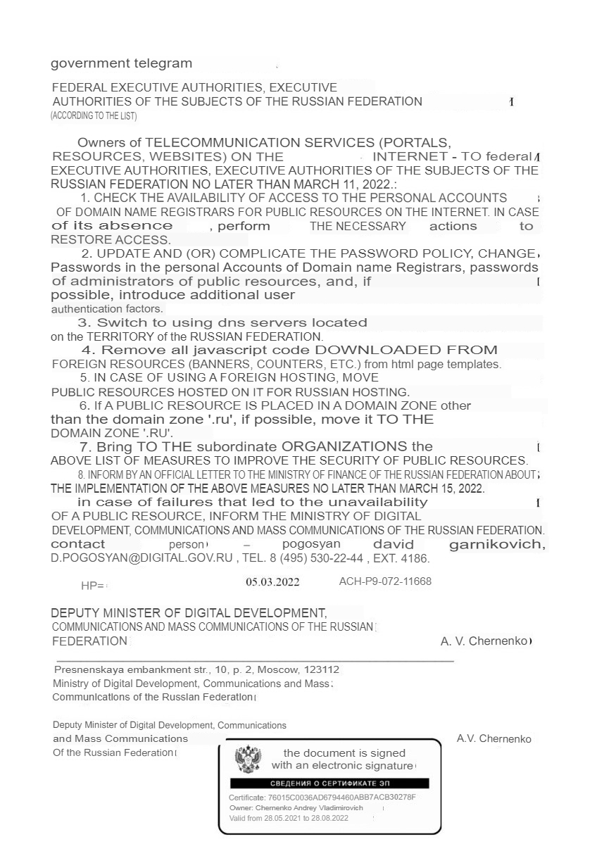 [情報] 俄國準備控制網路