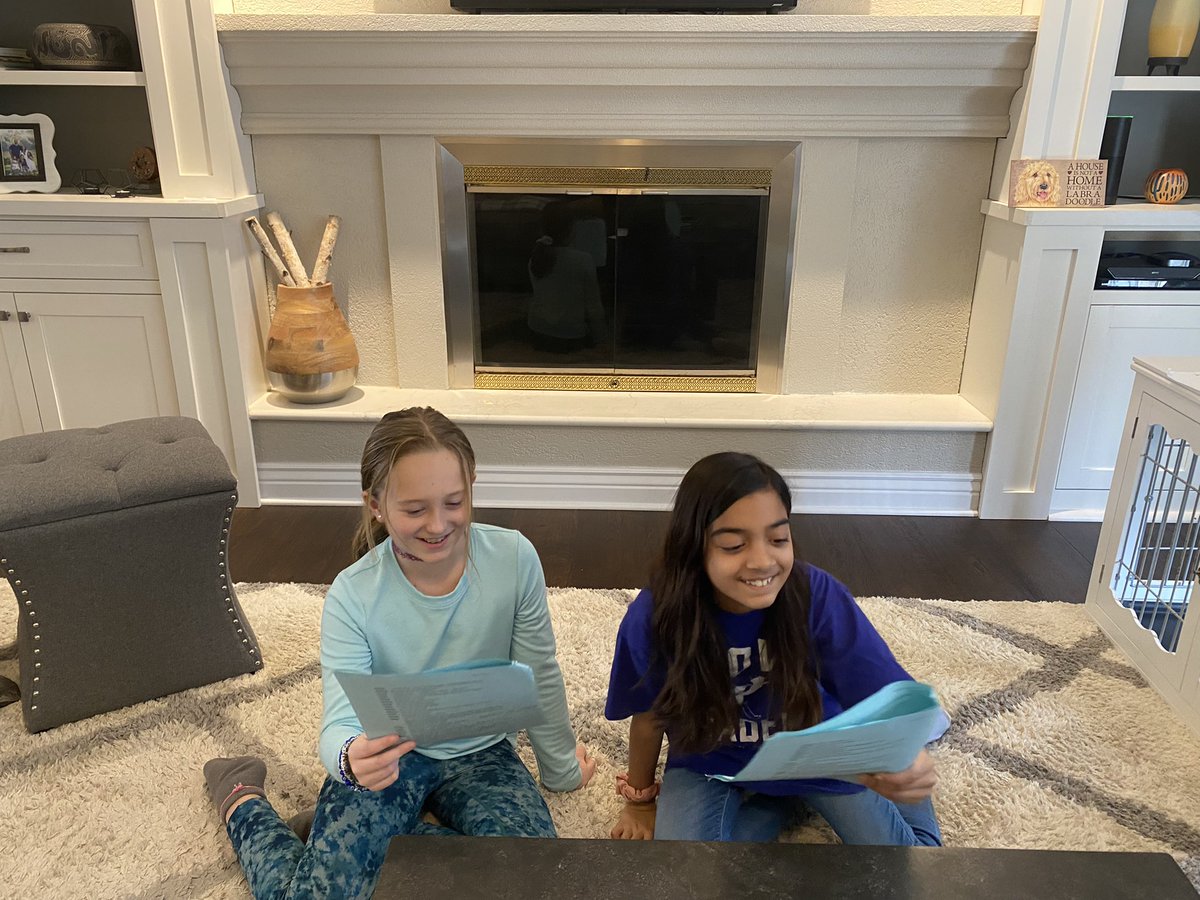 rparikh33's tweet photo. Our 4th grade girls @Mrs_Warnecke are practicing hard for the upcoming Speech Tournament @GroveAve220.  Thank you @mshiroda1 for supporting this team!  🥰 https://t.co/cUnGkJDBuA