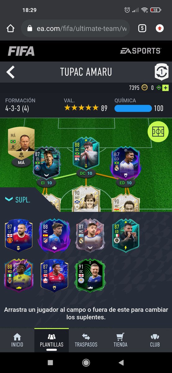 Se vende cuenta de FIFA, Todo instra, menos DELAINE, cualquier cosita al MD

SE AGRADECE RT!!!
Necesito la plata por urgencia familiar