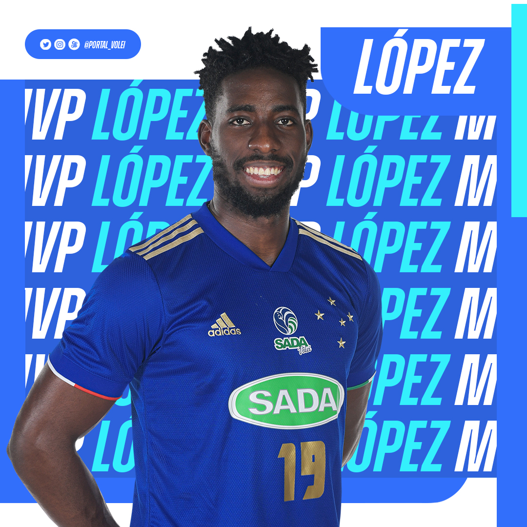 López é eleito melhor jogador do Sul-Americano de Vôlei