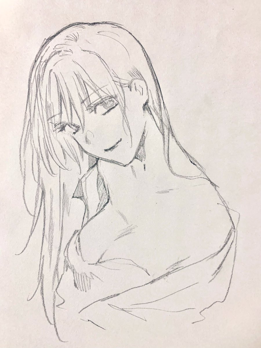 やはりアナログ鉛筆らくがきが一生好きだな 