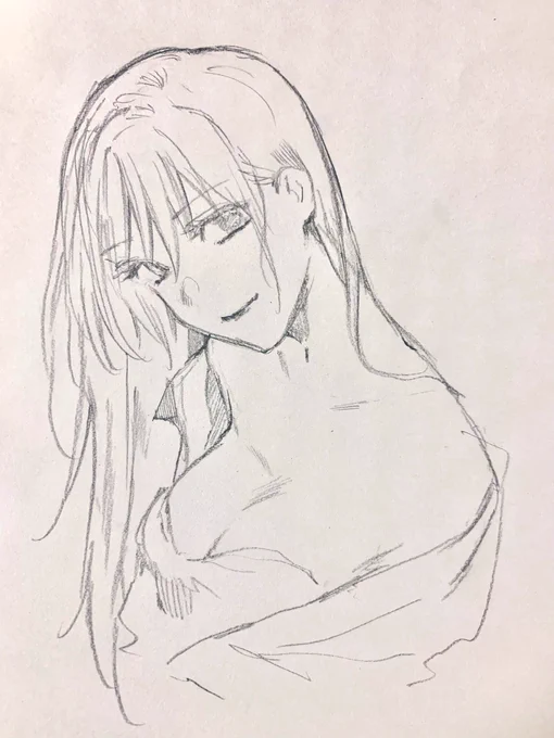 やはりアナログ鉛筆らくがきが一生好きだな 