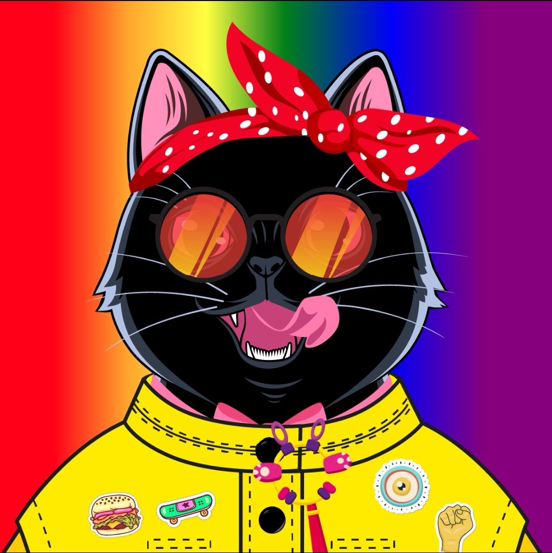 #Giveaway for #ElrondNFT &amp; 🐈‍⬛lovers!
You can get this cute #21 <a href="/eduCATs_NFT/">EduCATs NFT</a>
(#NFT eligible for 50 $RIDE giveaway🙀)
Perks of minting <a href="/eduCATs_NFT/">EduCATs NFT</a> :
😺 giveaways
😻 helping real cats (#charity)
😼 very cool NFT in wallet
Rules: 
-Follow <a href="/eduCATs_NFT/">EduCATs NFT</a>
-❤, RT
-Tag 3 or more
~48h