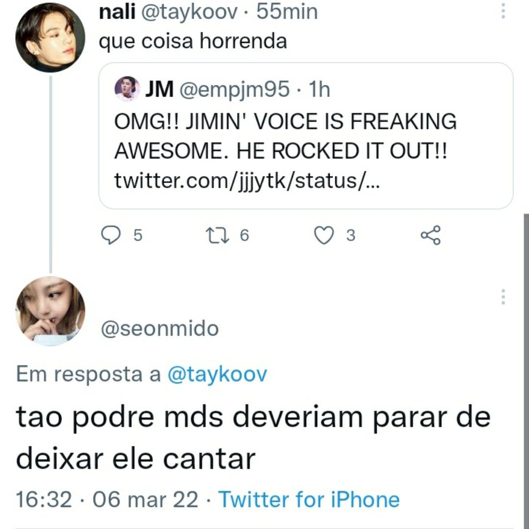 pjmreportbr's tweet photo. 🚨 Como se não fosse suficiente o vazamento, ainda temos que lidar com as ofensas relacionadas ao vocal do 🐥. Por favor! Denunciem SEM ENGAJAR. 

📌https://t.co/ZJkAVS3do2
📌https://t.co/CDhLNgB1FS
📌https://t.co/87wLI1TMb2
📌https://t.co/hHinZQdktm https://t.co/xTT7sp3rsF