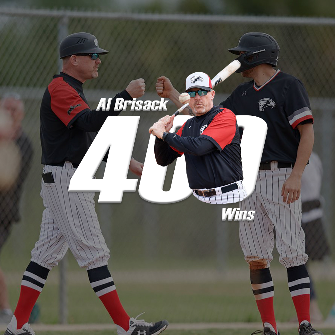 edgewoodeagles's tweet photo. Today's @ecEagleBaseball win over Huntingdon was the 400th career win for @BrisackEagle!!

Eagles 15, Hawks 5. The Eagles take the weekend series with the milestone win! 

#d3b https://t.co/JZsteuEro4