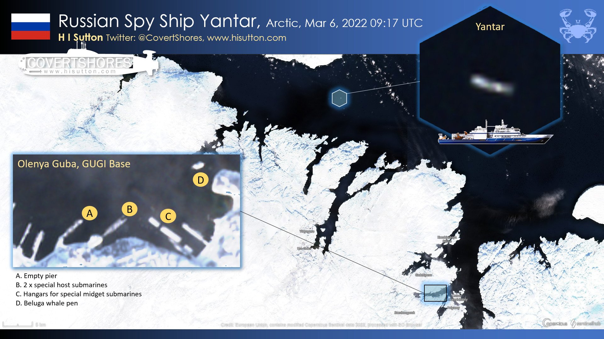 spy ship Yantar satellite imagery