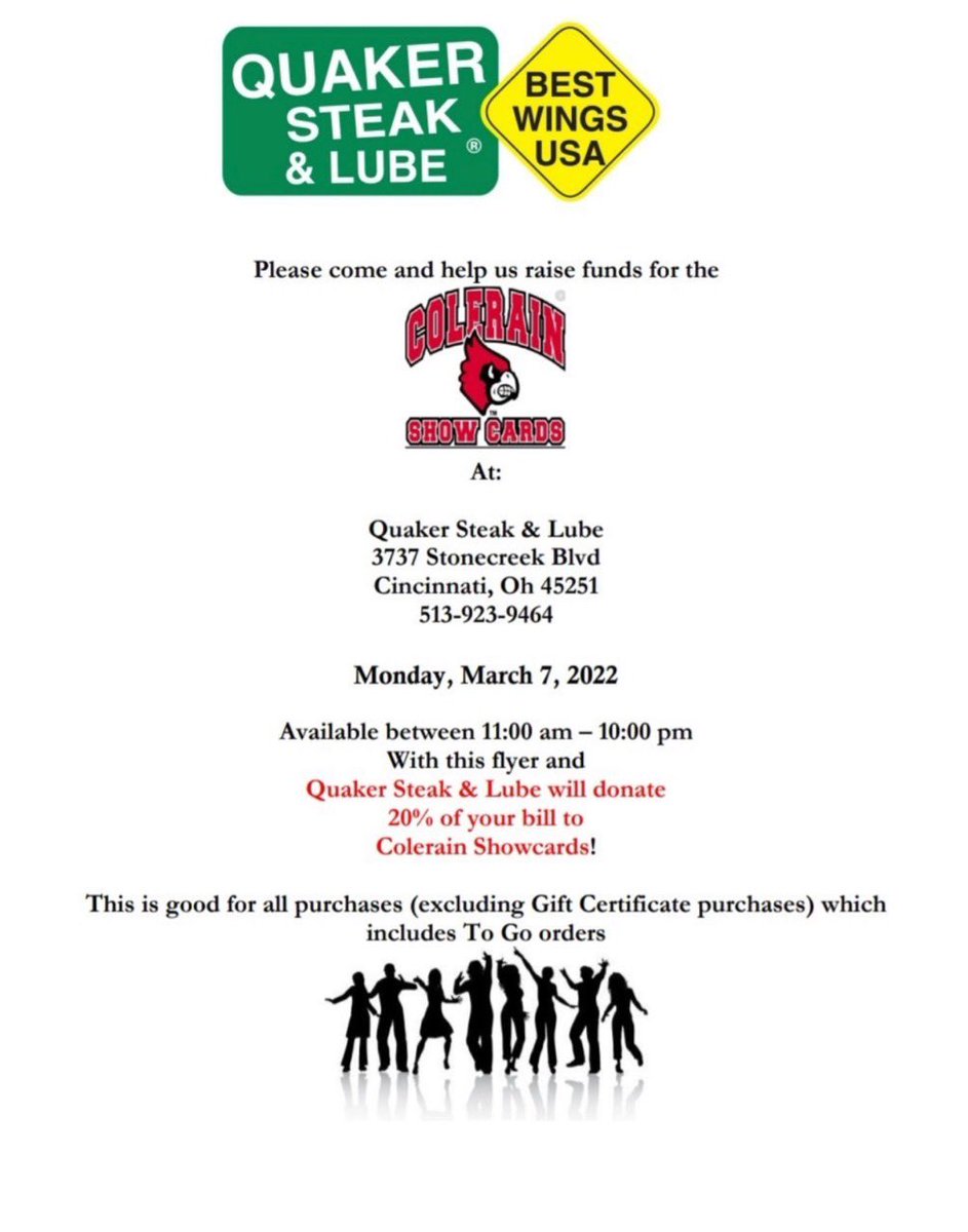 Colerain Show Cards tweet media