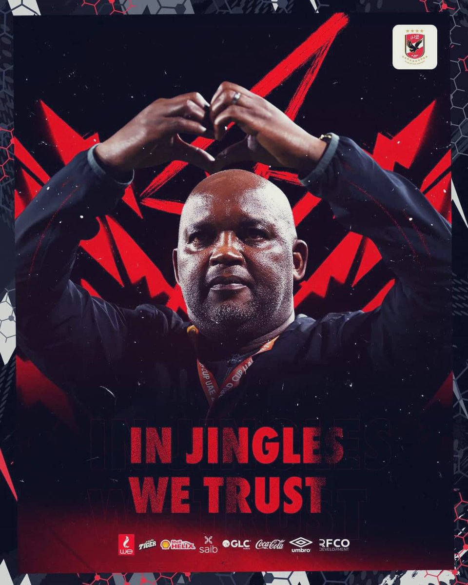 ossamarezk75's tweet photo. @AlAhly Despite the fatigue, And being under stress, with all the criticism, don’t stop and keep moving forward and don’t  give up, do what you can to make our dream come true
Keep it up. 
We believe in you @TheRealPitso https://t.co/SvKEqTMJfH