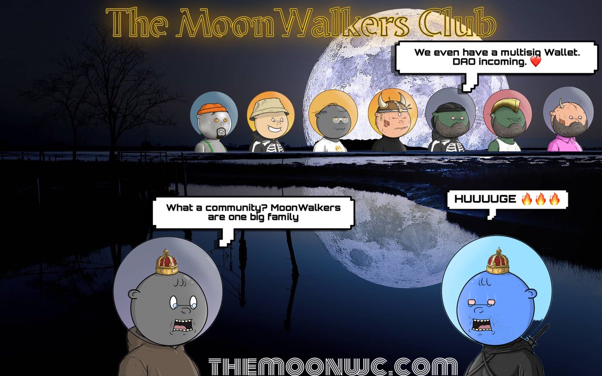 The addicted (@bcryptolounge) on Twitter photo <a href="/TheMoonWC/">The MoonWalkers Club π¨βπππ</a> is a community driven #NFT project on #BNBChain
What makes them unique?
β
Multi-Sig community wallet
β
Future Dao
β
The community is dev
β
Unique Art
Be part of #TheMoonwalkersClub if you are tired of Rugs.
Together we are strong. Together we are ONE. Join US <a href="/TheMoonWC/">The MoonWalkers Club π¨βπππ</a> is a community driven #NFT project on #BNBChain
What makes them unique?
β
Multi-Sig community wallet
β
Future Dao
β
The community is dev
β
Unique Art
Be part of #TheMoonwalkersClub if you are tired of Rugs.
Together we are strong. Together we are ONE. Join US