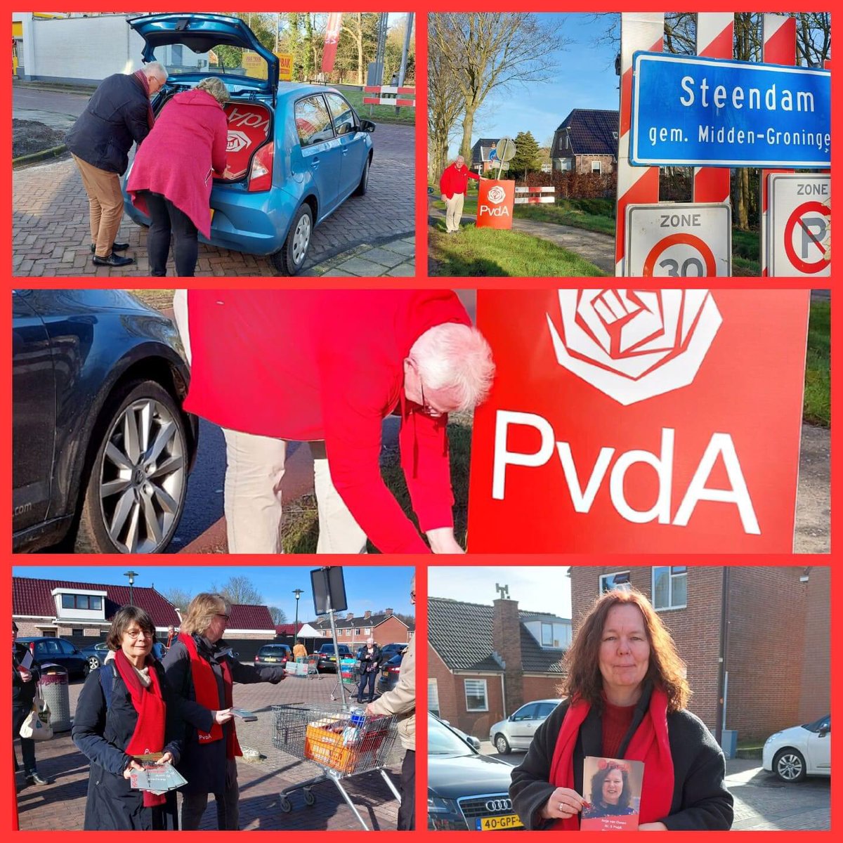 AnjavanDuren's tweet photo. Campagnetijd! Heerlijk in gesprek met mensen! Positieve reacties! Mensen die zelf komen om te praten! Het geeft energie! Stabiel de afgelopen jaren En we willen dit graag voortzetten, Midden-Groningen verdient een stabiel ervaren bestuur! Stem PvdA! #PvdA  #verkiezingen #GR2022 https://t.co/C4QIvWU8Hq