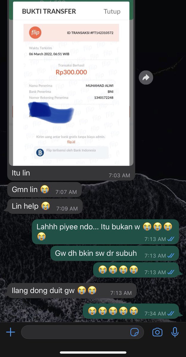 marlin_ari's tweet photo. Jadi aku IG saya di retas, nama pelaku Hacker nya MUHAMAD ALWI dari keterngan di no Rekening BNi @bni #bni #muhamadalwi #hacker #insagram https://t.co/FViCBo4jsQ