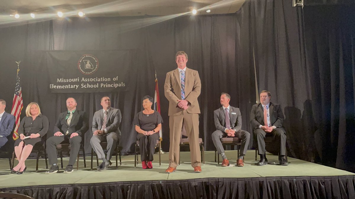 Congratulations to our very own Mr. Tyler Prochazka—the Southwest MAESP Assistant Principal of the Year!  Mr. Prochazka was recognized today at the annual MAESP State Conference. Buchanan Intermediate is so proud! ⁦<a href="/bransonschools/">Branson Public Schools</a>⁩
