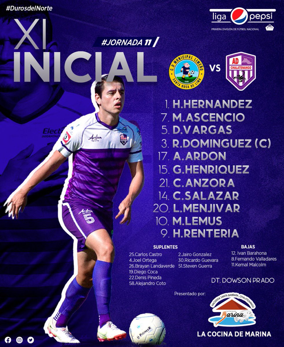 #Jornada11 🔝XI inicial 🦂
Presentado por @la_cocinademarina 
#SomosAlacranes
