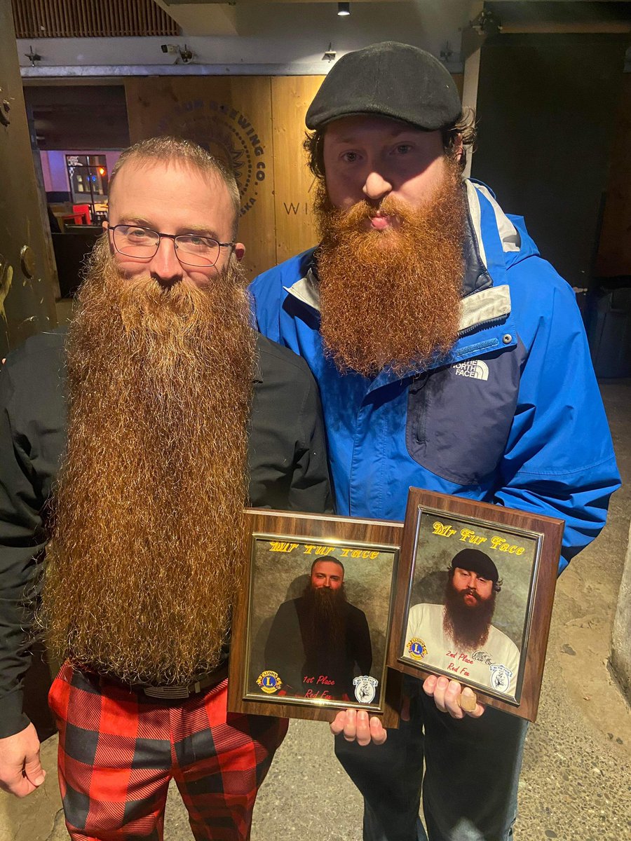 RedBeardOtaku's tweet photo. Competed in this yearβs Mr. Fur Face beard and mustache competition and got 2nd place in the Red Fox category. #beard #beards #beardcompetition #mrfurface #furrondy2022 #alaska #anchorage #mustache #redfox #redbeard https://t.co/xlMx9lbPMo