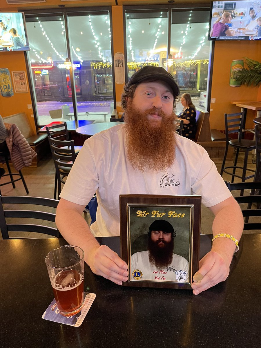 RedBeardOtaku's tweet photo. Competed in this yearβs Mr. Fur Face beard and mustache competition and got 2nd place in the Red Fox category. #beard #beards #beardcompetition #mrfurface #furrondy2022 #alaska #anchorage #mustache #redfox #redbeard https://t.co/xlMx9lbPMo