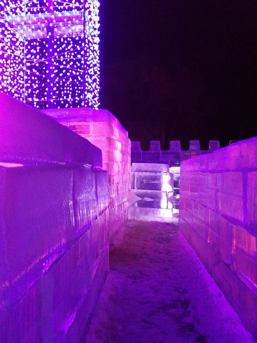 wineandhistory's tweet photo. The ice maze in Stillwater, MN was so cool! You get a prize if you find the six Frozen themed items hidden in blocks of ice. And an ice slide! Cold but worth it! #ice #icemaze #Minnesota #WINTER #vacation #winterfun https://t.co/zM5zYkk2js